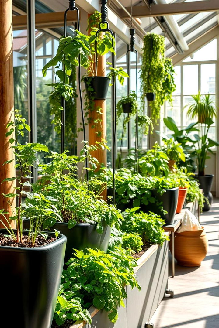 Indoor Edible Garden - 22 Greenhouse Room Ideas