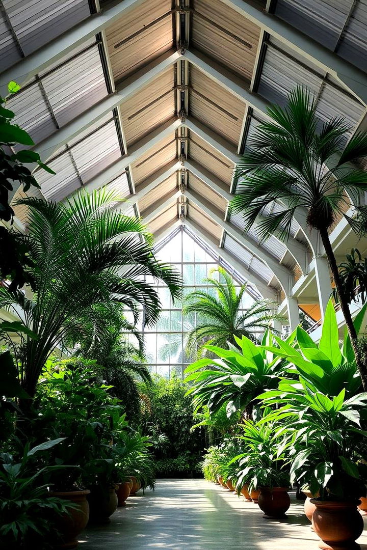 Indoor Garden Ambiance - 22 Cathedral Ceiling Ideas