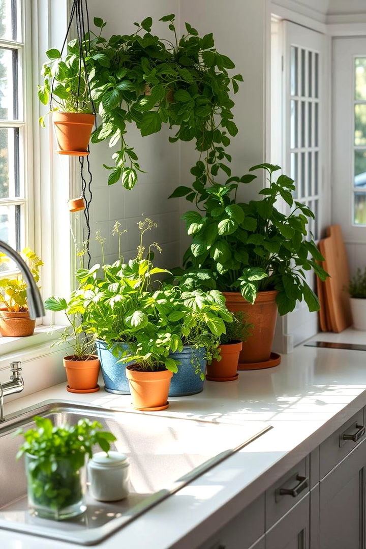 Indoor Garden Integration - 22 Organic Kitchen Design Ideas