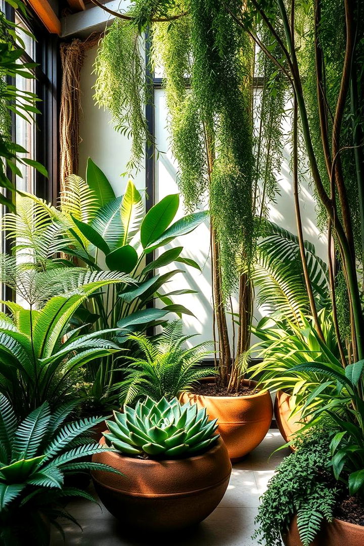 Indoor Greenery Paradise - 22 Earthy Bathroom Ideas
