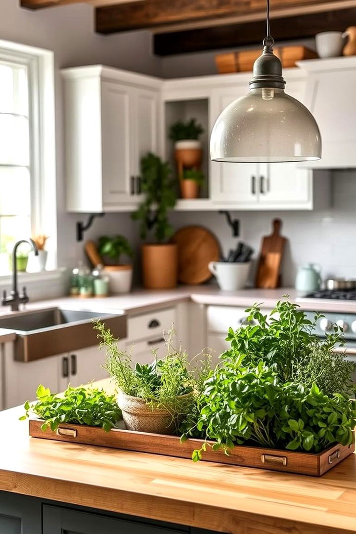 Indoor Herb Garden Integration - 22 Tudor Kitchen Ideas