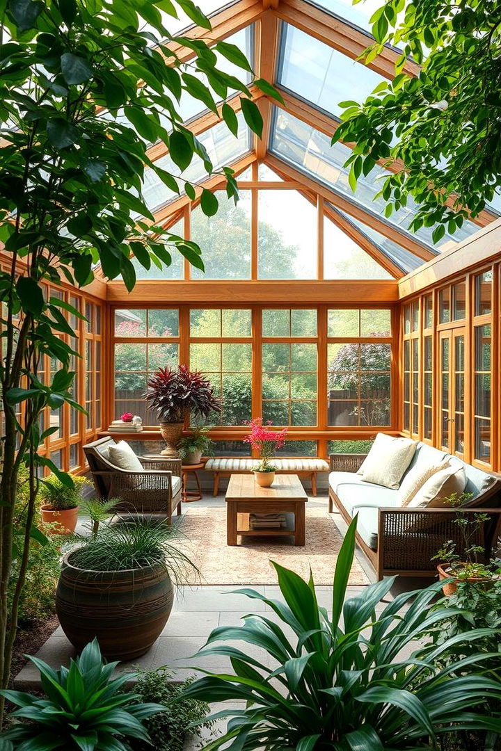Indoor Outdoor Blend - 22 Small Sunroom Ideas