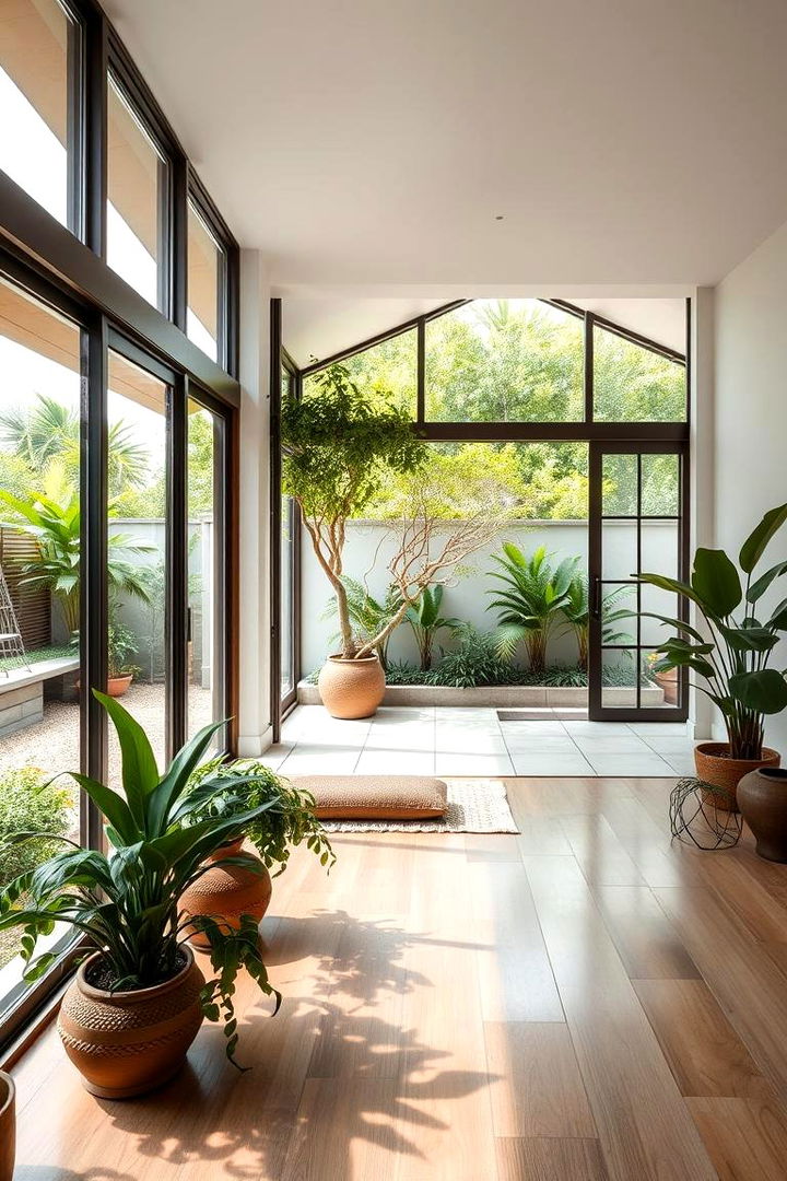 Indoor Outdoor Connection - 22 Japandi Living Room Ideas