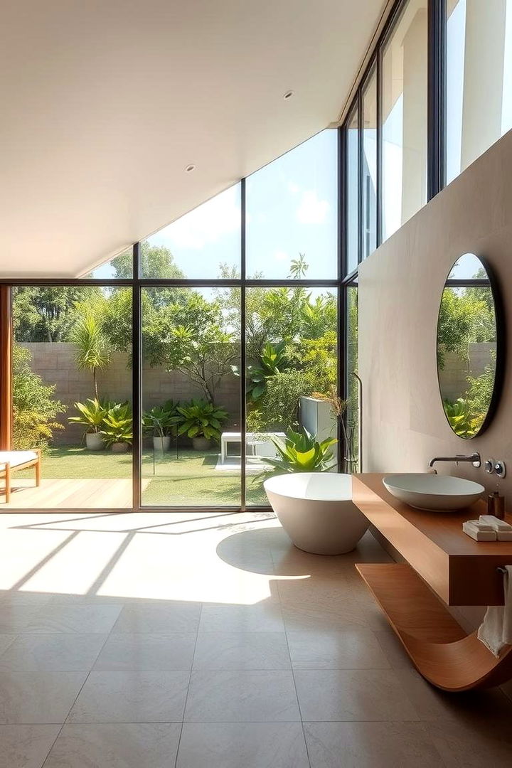 Indoor Outdoor Flow - 22 Tuscan Bathroom Ideas