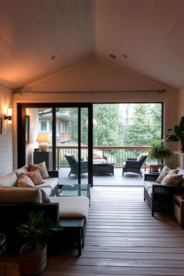 Indoor Outdoor Flow Deck - 22 Patio Deck Ideas