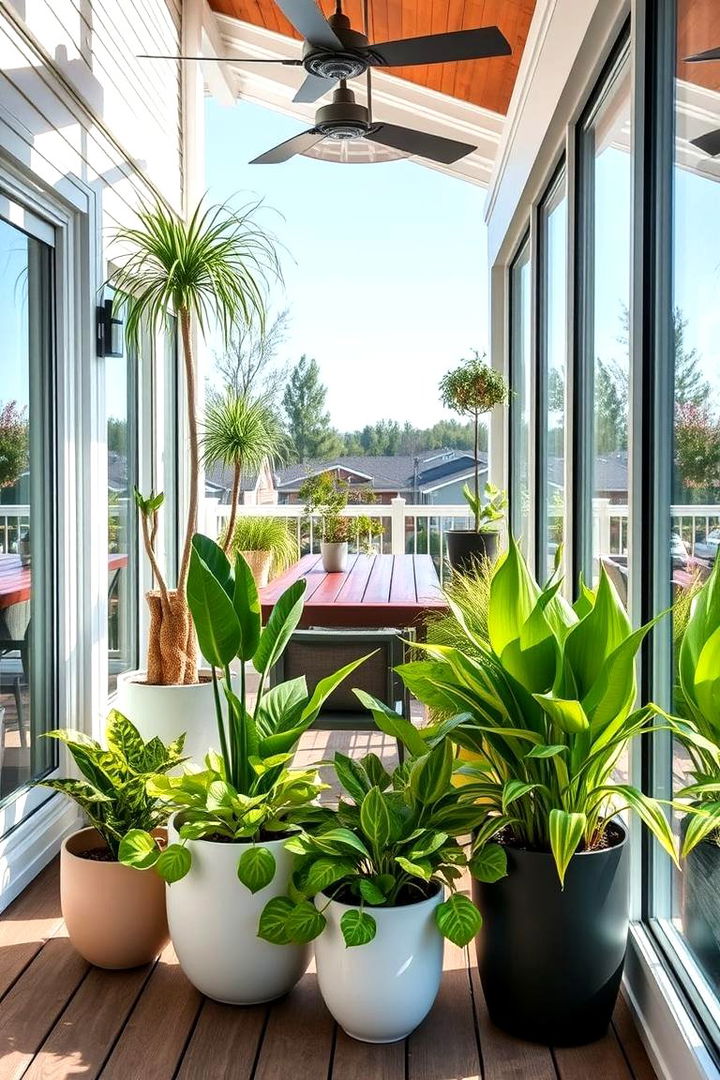 Indoor Outdoor Fusion - 22 Deck Decorating Ideas With Plants