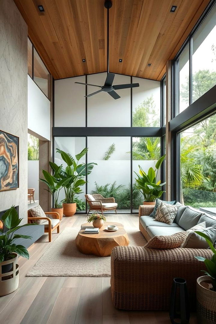 Indoor Outdoor Harmony - 22 Hamptons Living Room Ideas