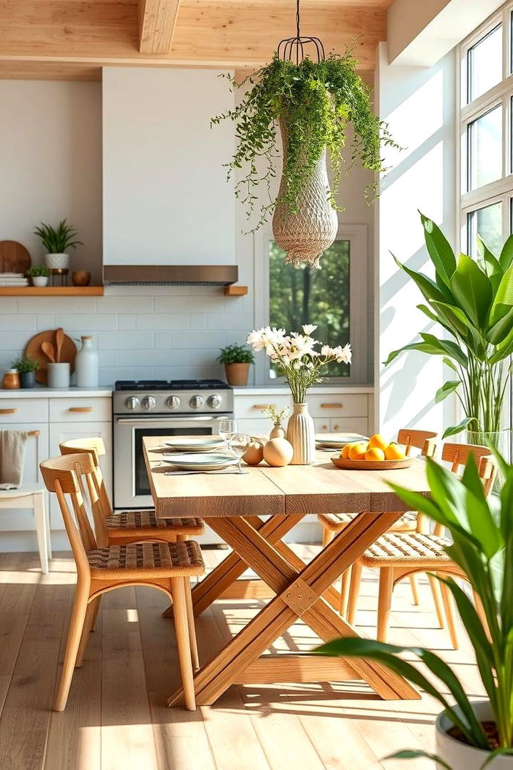 Indoor Outdoor Inspired Table - 22 Small Kitchen Table Ideas