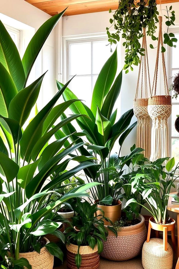 Indoor Plant Haven - 22 Green Boho Bedroom Ideas