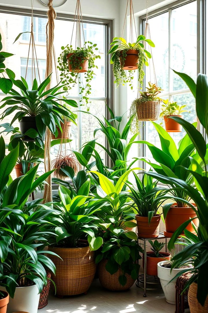 Indoor Plant Integration - 22 Pinterest Living Room Decor Ideas