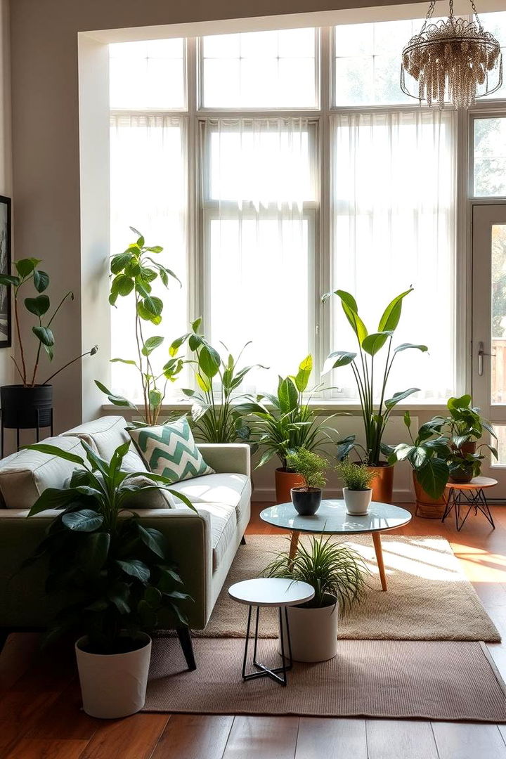 Indoor Plant Integration - 22 1950s Living Room Ideas