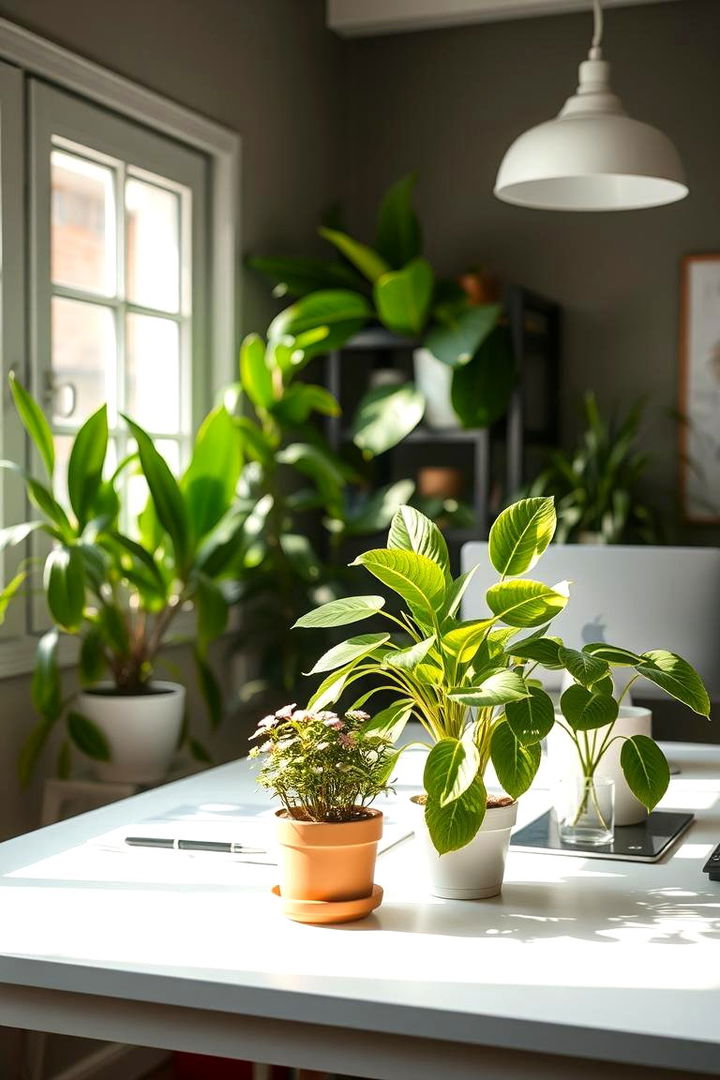 Indoor Plant Life - 22 Cubicle Decor Ideas