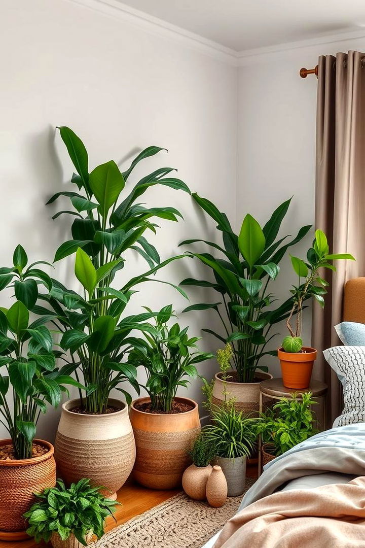 Indoor Plant Retreat - 22 Bedroom Corner Ideas