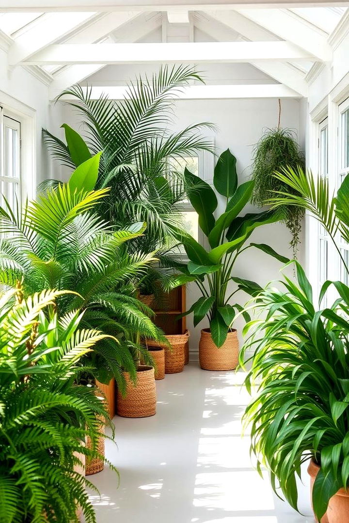 Indoor Plants and Greenery - 22 Beach House Living Room Ideas