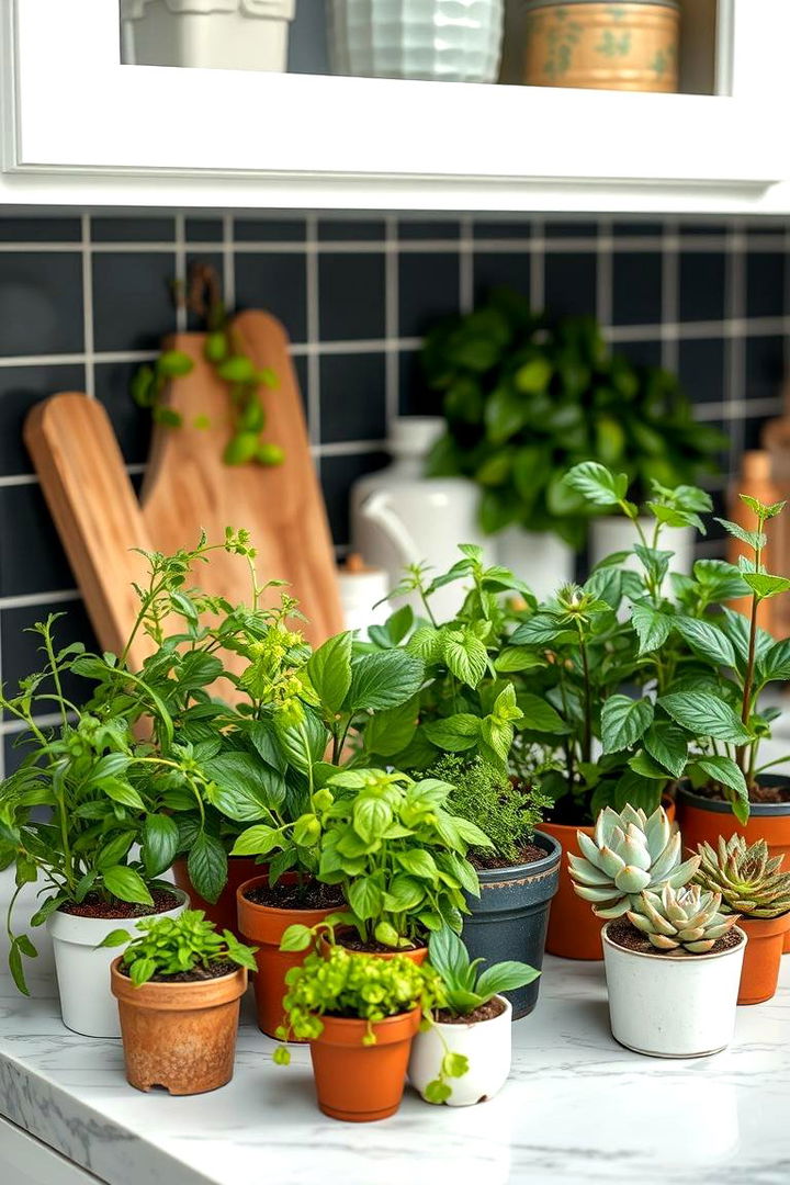 Indoor Plants - 22 Kitchen Counter Decor Ideas