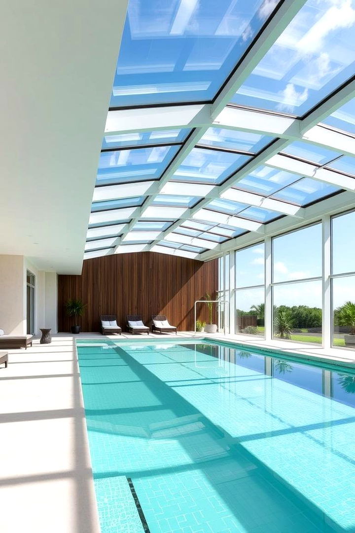 Indoor Pool with Retractable Roof - 22 Indoor Pool Ideas