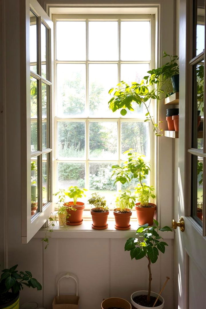 Indoor Window Greenhouse Nook - 22 Greenhouse Ideas