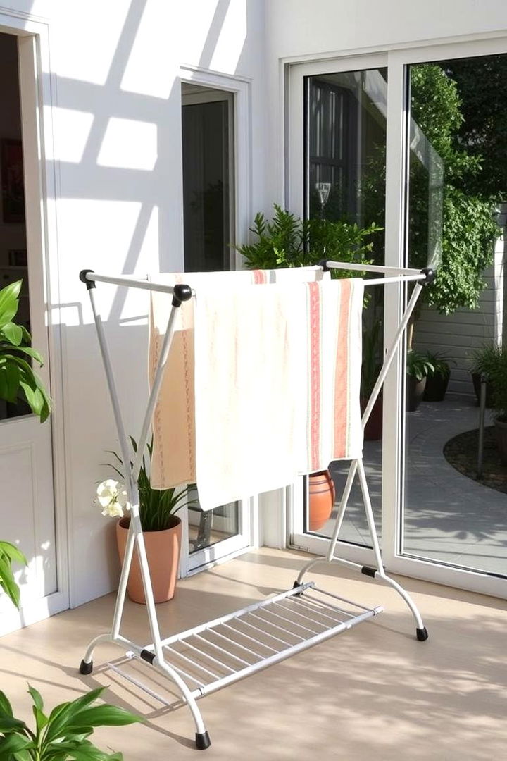 IndoorOutdoor Drying Rack - 22 Laundry Room Drying Rack Ideas