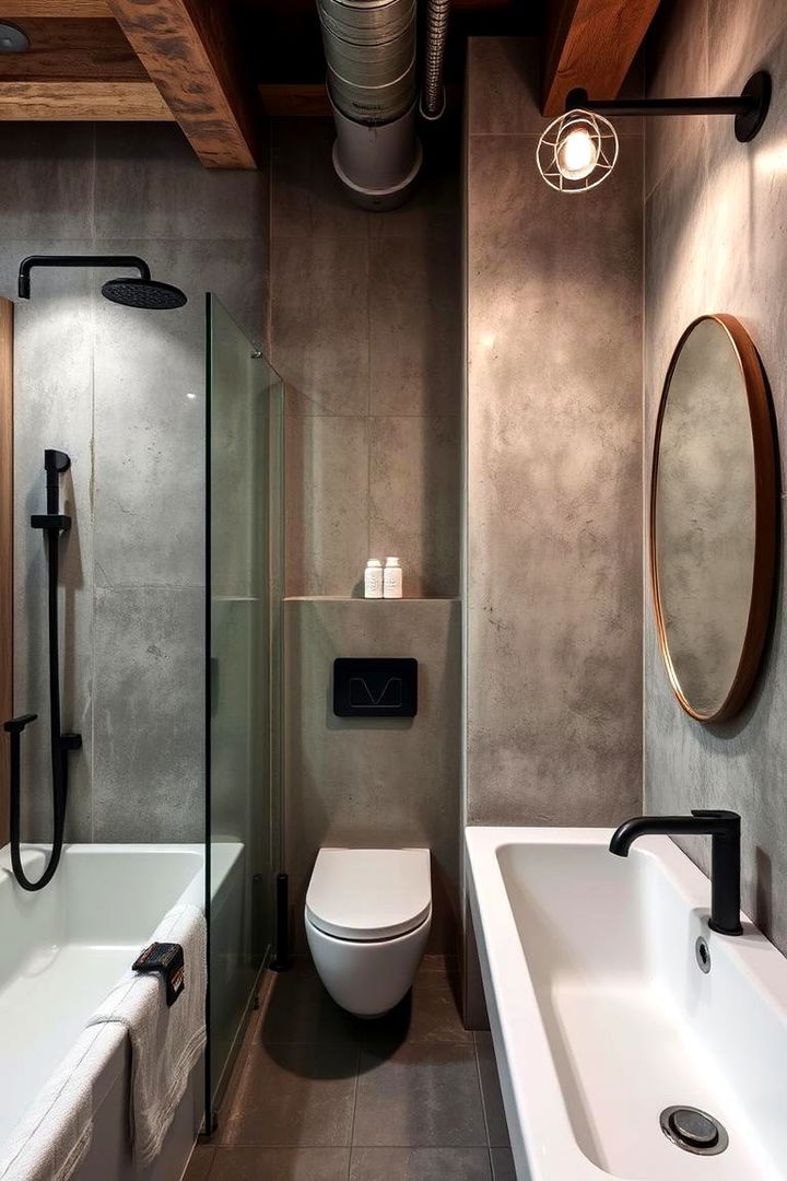 Industrial Chic - 22 Bathroom Decor Ideas