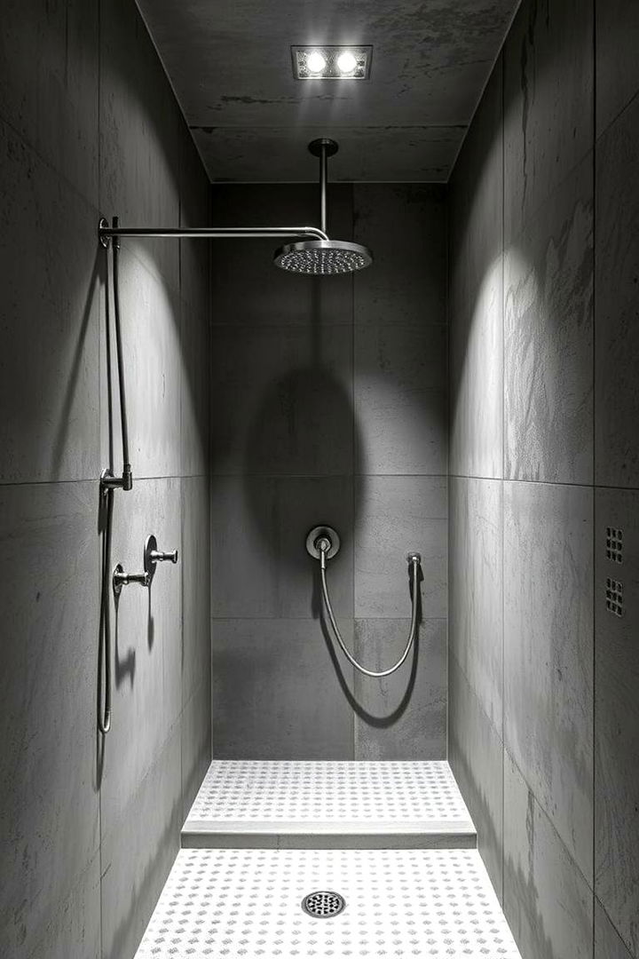 Industrial Chic - 22 Luxury Shower Ideas