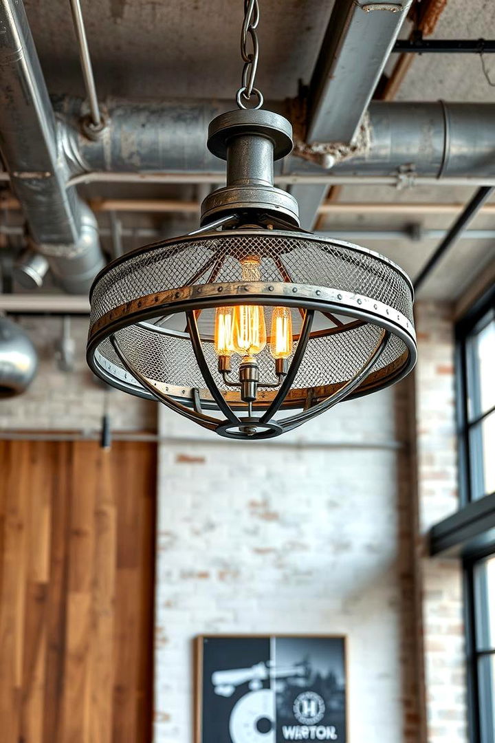 Industrial Chic - 22 Bedroom Chandelier Ideas