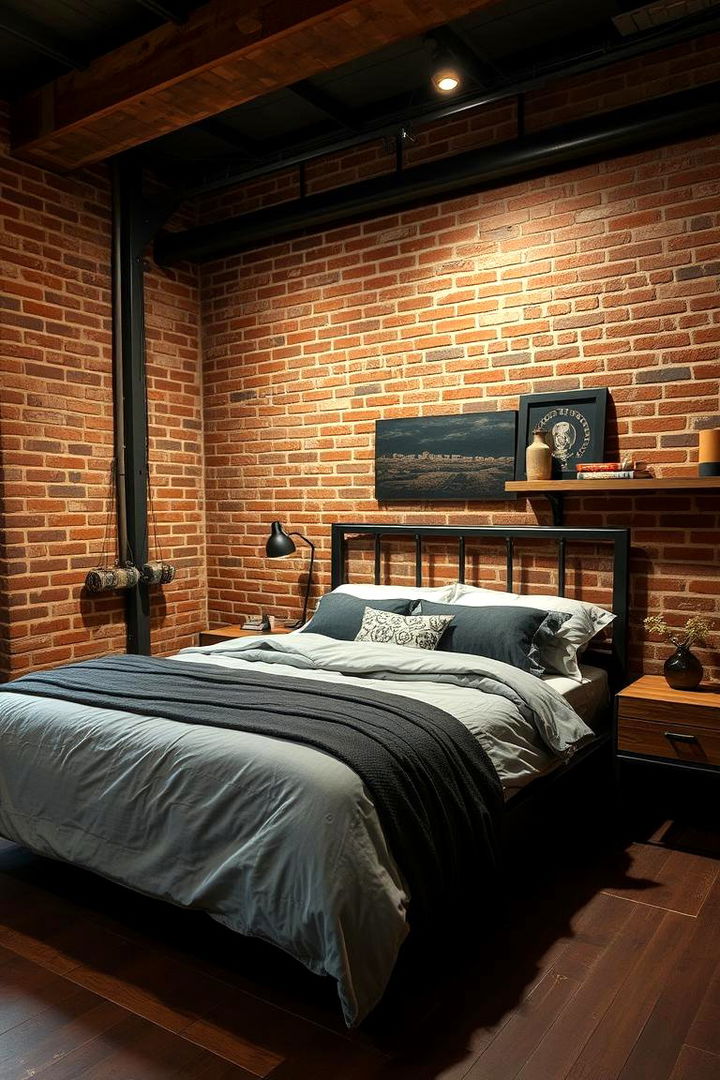 Industrial Chic Bedroom Vibe - 22 Black and White Bedroom Ideas