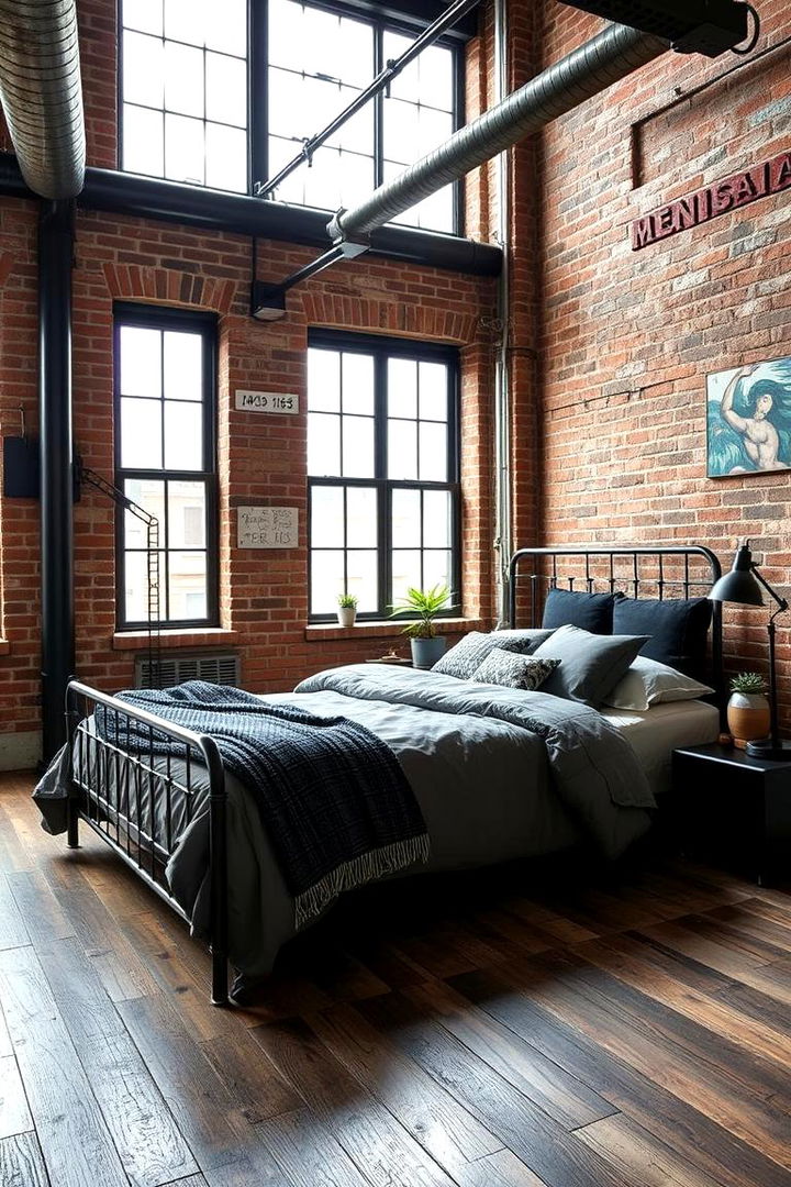 Industrial Chic Bedrooms - 22 Bedroom Design Ideas