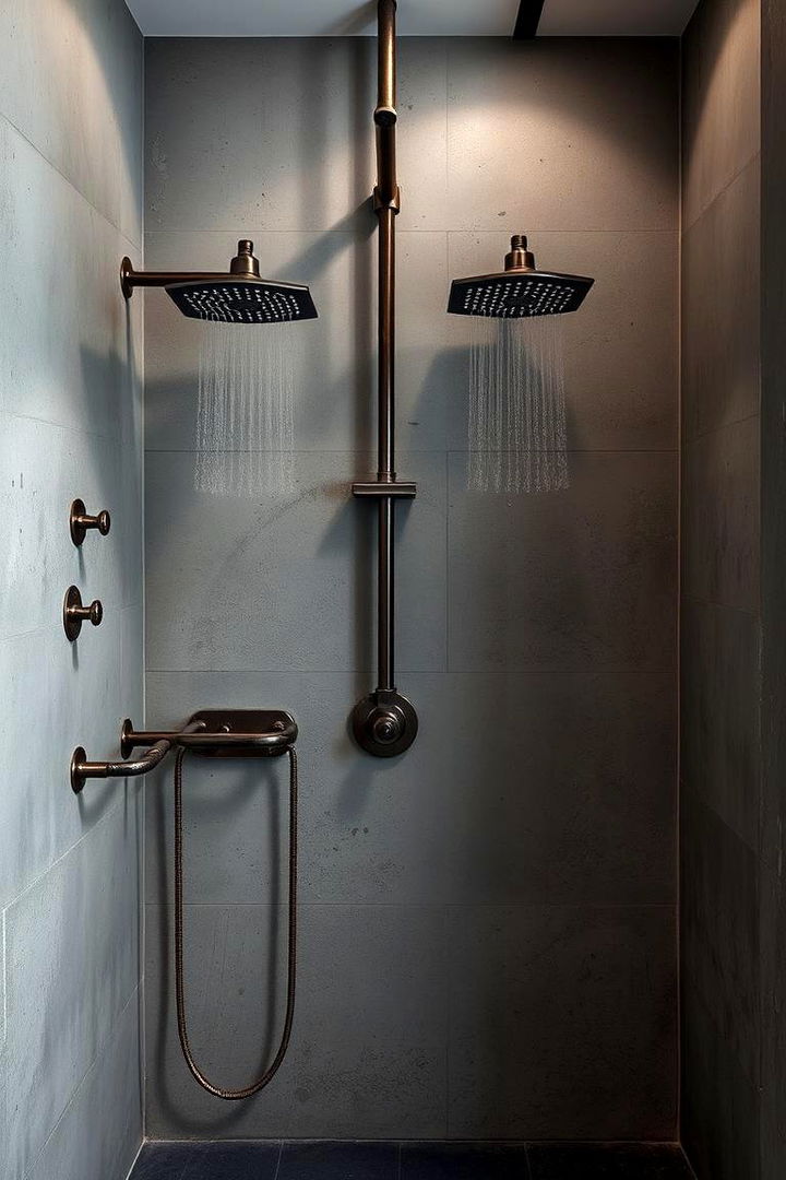 Industrial Chic Designs - 22 Double Shower Ideas