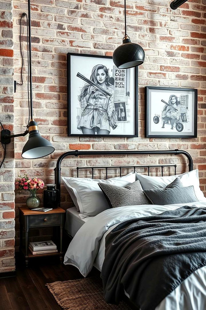 Industrial Chic Designs - 22 Bedroom Wall Decor Ideas