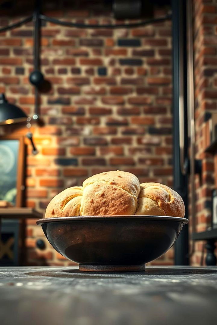 Industrial Chic Dough Bowl - 22 Dough Bowl Decor Ideas