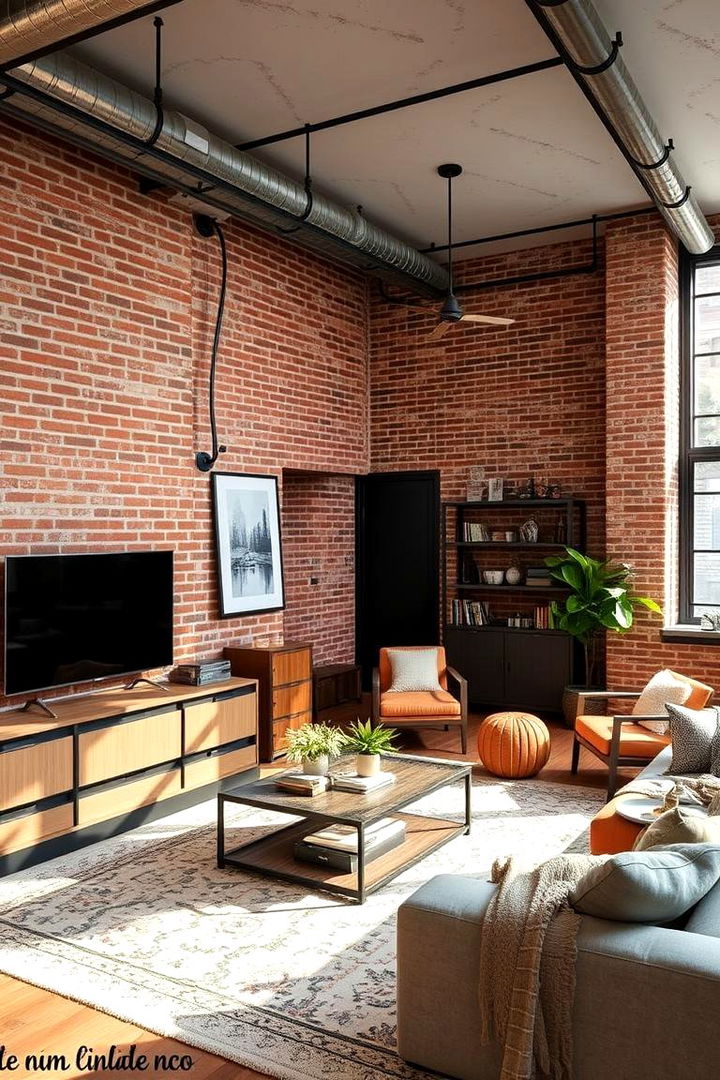 Industrial Chic Elements - 22 Condo Living Room Ideas