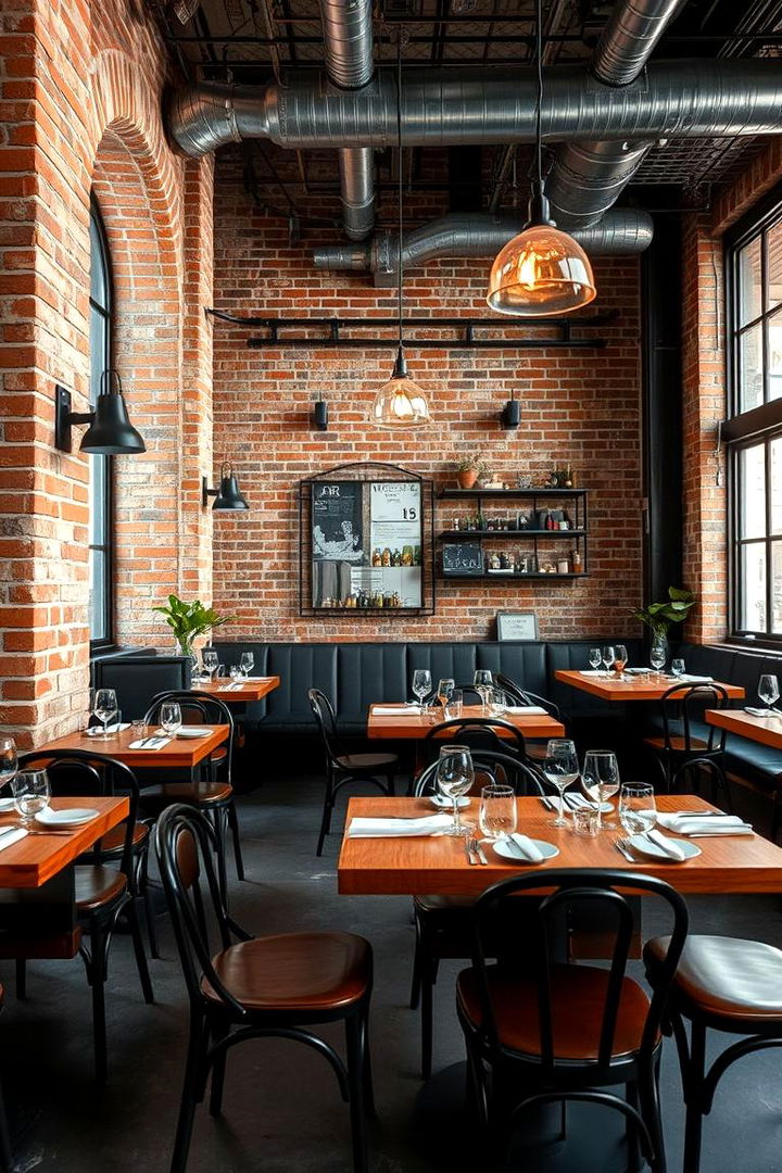 Industrial Chic Elements - 22 Dining Room Wall Decor Ideas