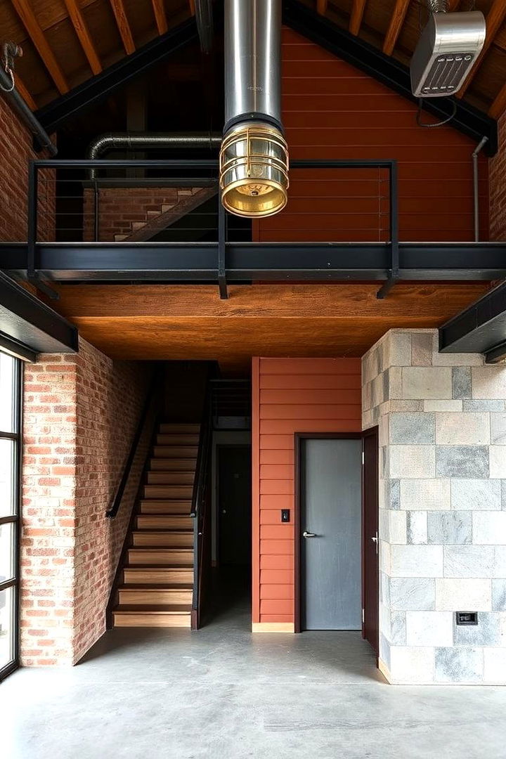 Industrial Chic Fusion - 22 Home Designs Using Natural Clay Siding Colors