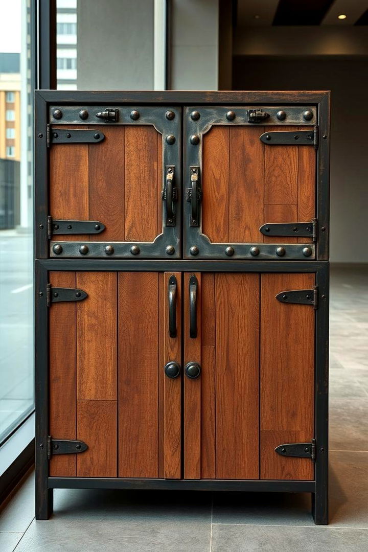Industrial Chic Storage - 22 Floor to Ceiling Cabinets Ideas