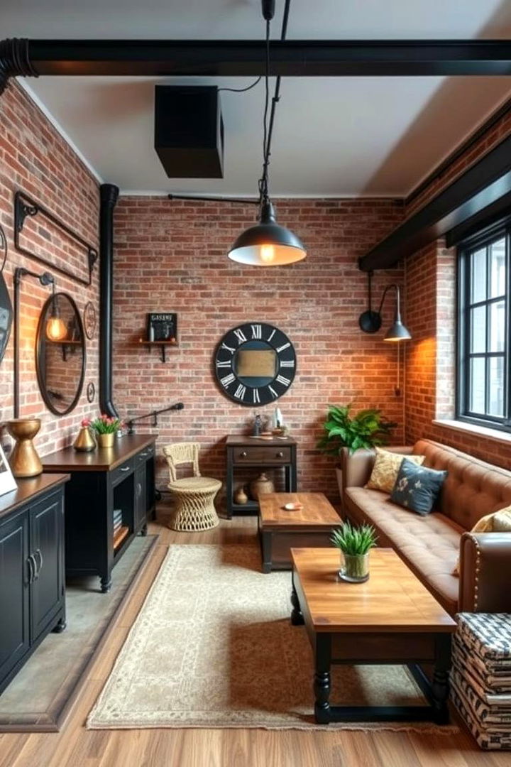 Industrial Chic Style - 22 Bachelor Room Ideas