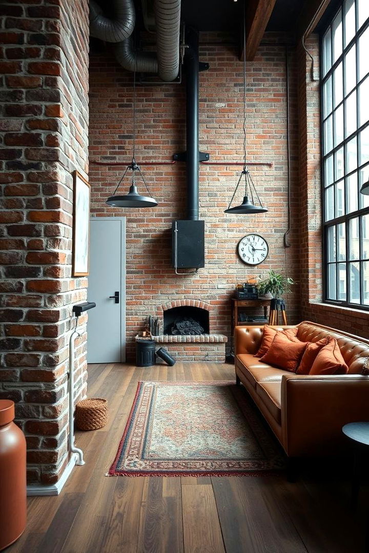 Industrial Chic Terracotta - 22 terracotta living room ideas