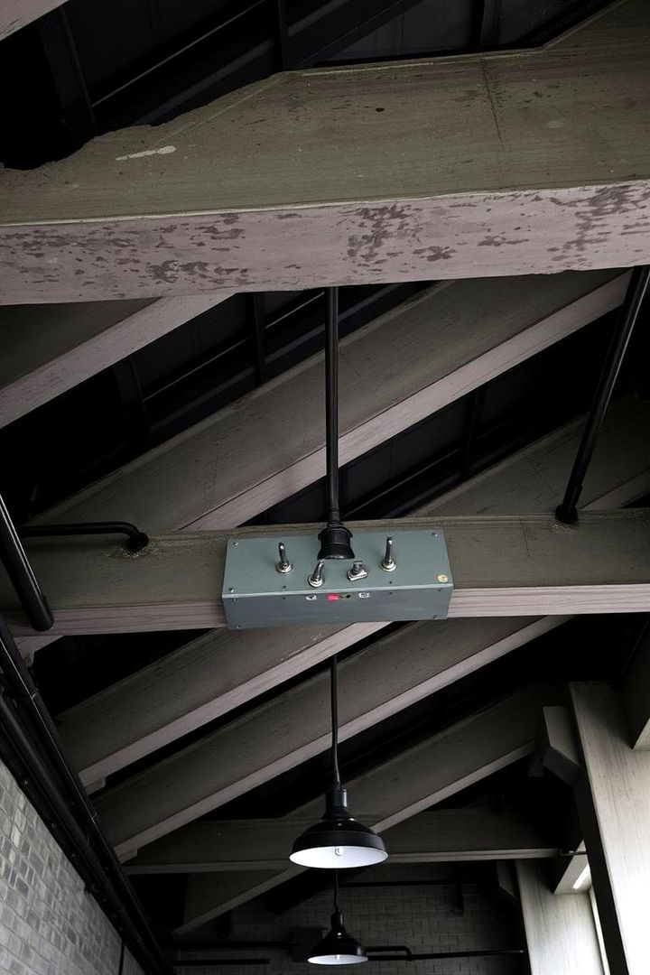Industrial Chic Vibe - 22 black ceiling ideas