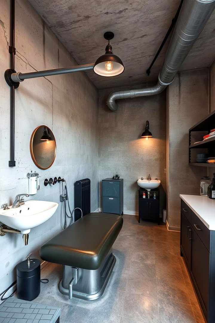 Industrial Chic Vibes - 22 Esthetician Room Ideas