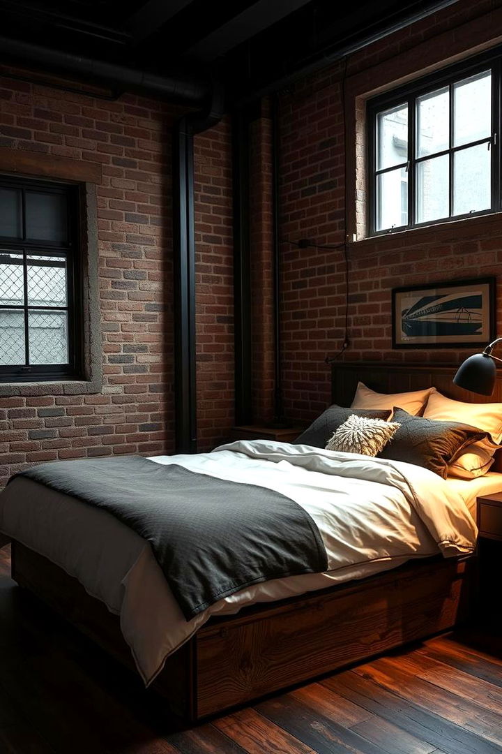 Industrial Chic Vibes for an Edgy Look - Modern Bedroom Design Ideas for a Stylish Retreat