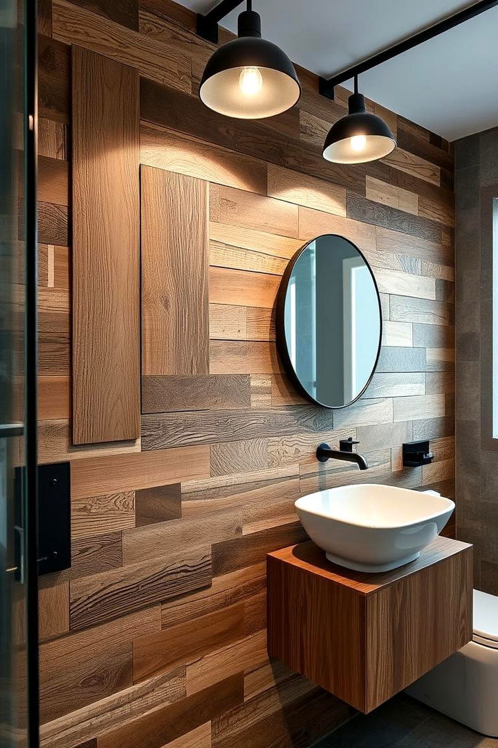 Industrial Chic Wainscoting - 22 Bathroom Wainscoting Ideas