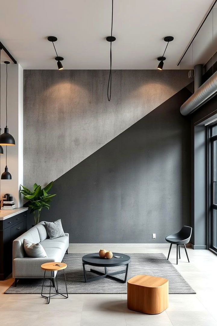 Industrial Concrete Gray - 22 Accent Wall Colors