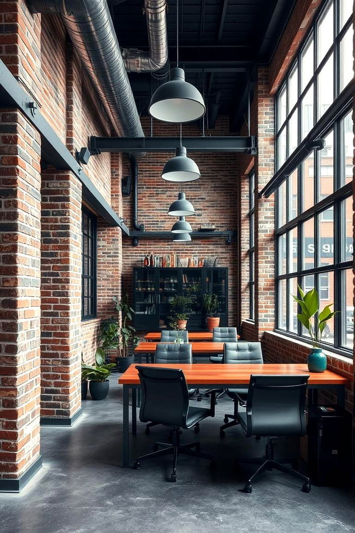 Industrial Dark Green Office Aesthetic - 22 Dark Green Office Ideas and Inspiration