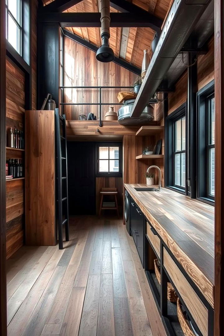 Industrial Design Touches - 22 Tiny House Design Ideas