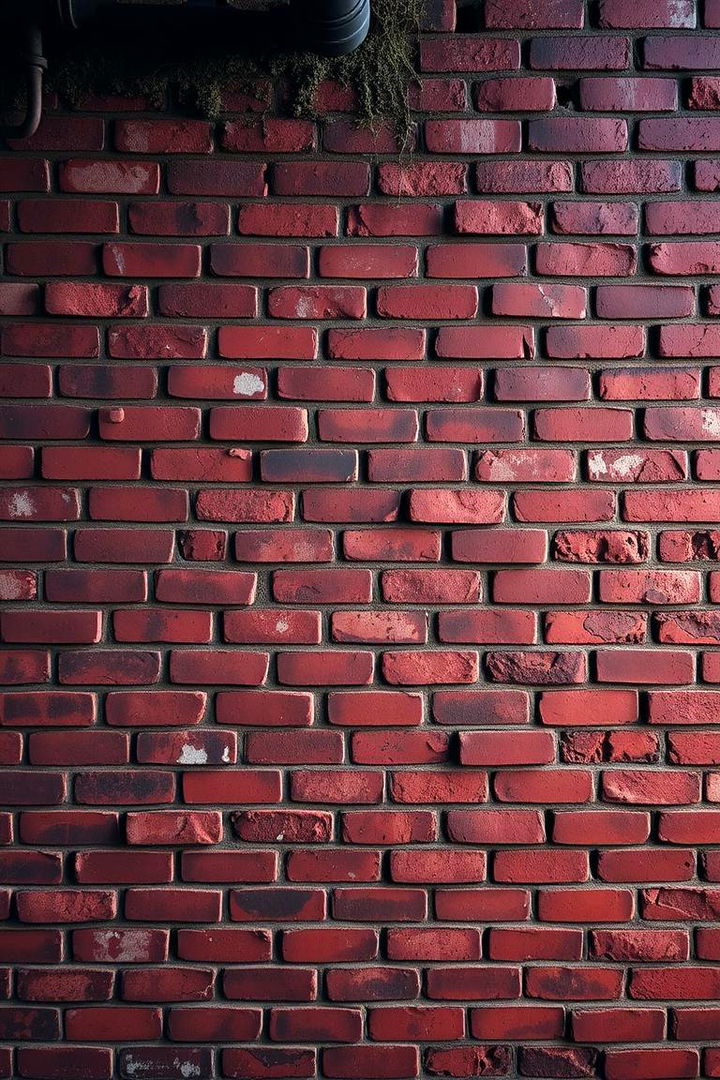 Industrial Distressed Red Brick - 22 Brick Wallpaper Ideas