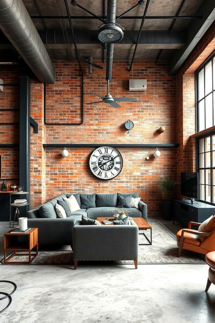 Industrial Edge Decor - 22 Aesthetic Living Room Ideas