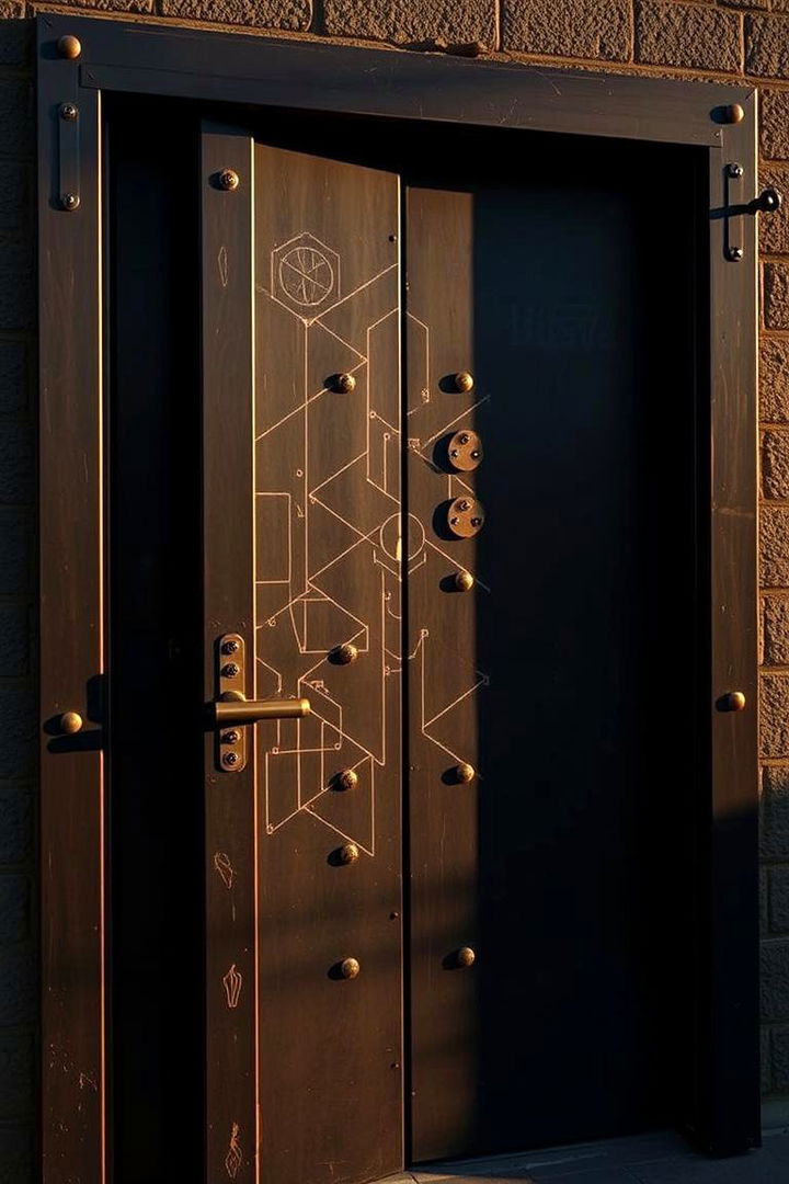 Industrial Edge Designs - 22 Exterior Door Trim Ideas