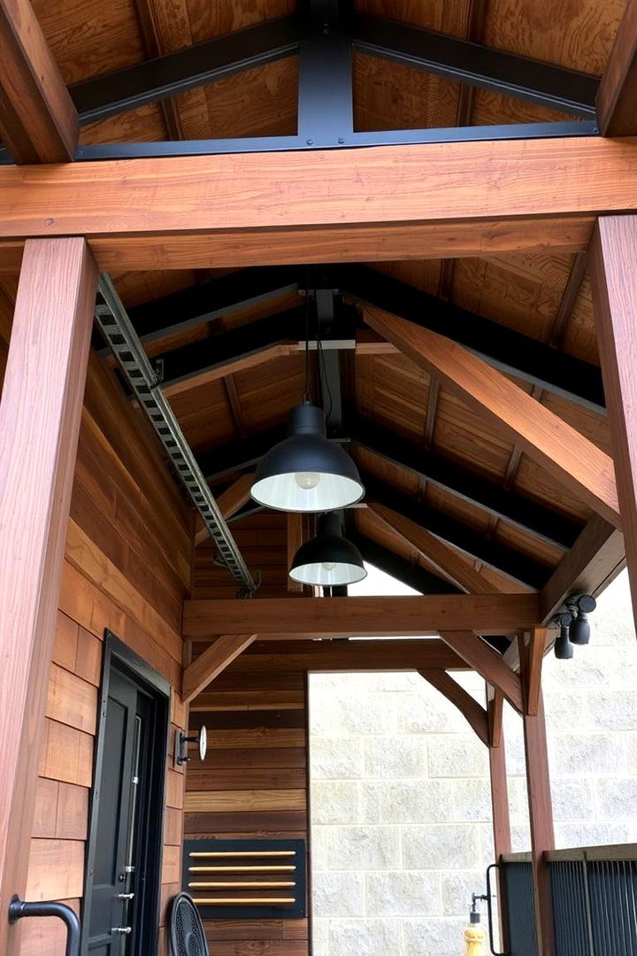 Industrial Edge Detailing - 22 Shed Roof Porch Design Ideas