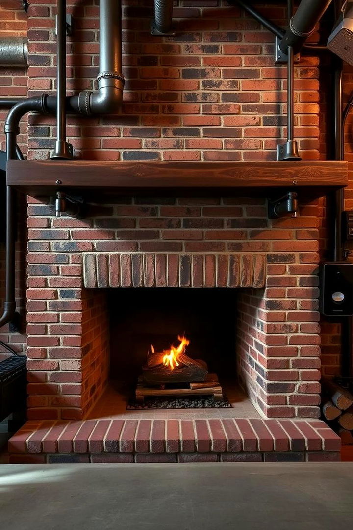 Industrial Edge Style - 22 Fireplace Decor Ideas