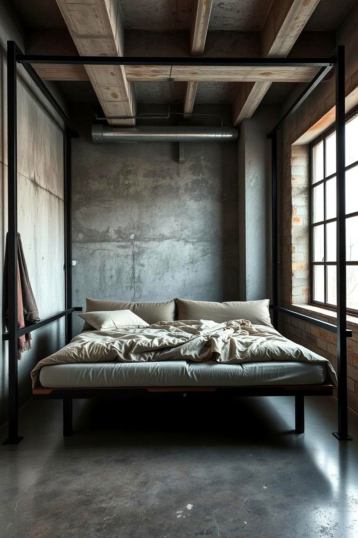 Industrial Edge in Futon Bedrooms - 22 Futon Bedroom Ideas