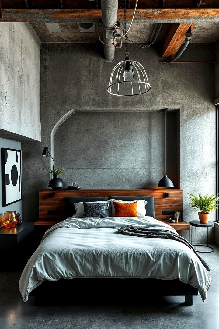 Industrial Edge with Dark Urban Vibes - 22 Black and Brown Bedroom Ideas